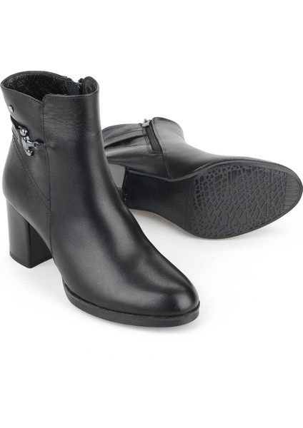 , Kadın Hakiki Deri Bot 1531022Z7571 Siyah fırsatları
