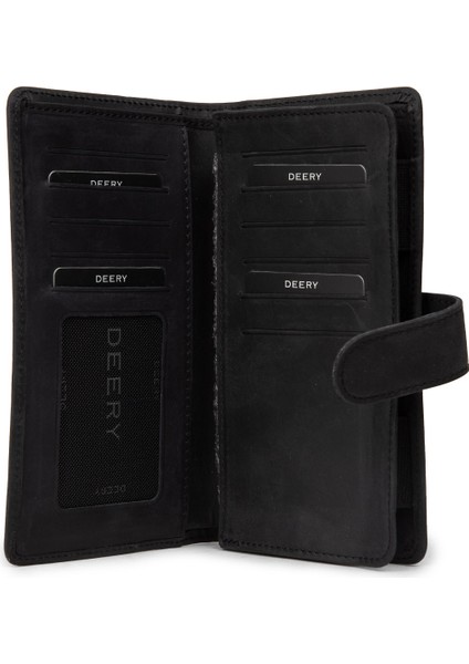 Erkek Hakiki Nubuk Siyah Telefon Bölmeli Dikey Cüzdan - 00803MSYHZ01 modelleri