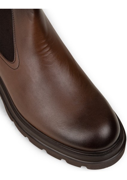 Erkek Taba Renk Hakiki Deri Chelsea Bot - 01982MTBAE05 fırsatları