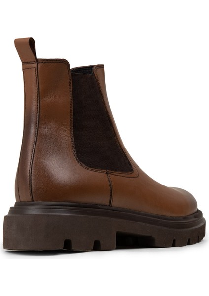 Erkek Hakiki Deri Taba Renk Chelsea Bot - 01982MTBAE03 fiyatları