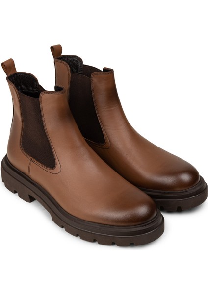 Erkek Hakiki Deri Taba Renk Chelsea Bot - 01982MTBAE03 modelleri