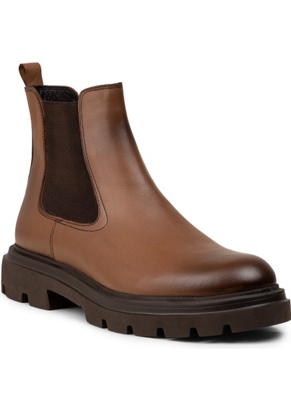 Erkek Hakiki Deri Taba Renk Chelsea Bot - 01982MTBAE03 indirimleri