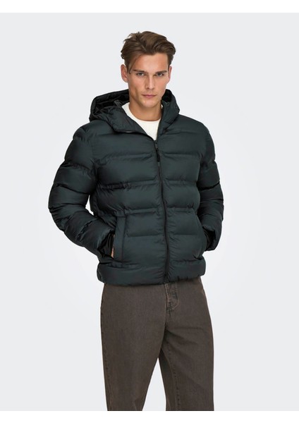 Onsunion Seamles Life Hood Siyah Erkek Mont 22034836 indirimleri