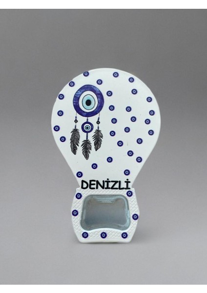 Denizli Temalı Nazar Baskılı Magnet Şişe Açacağı Buzdolabı Süsü (KOD:906)