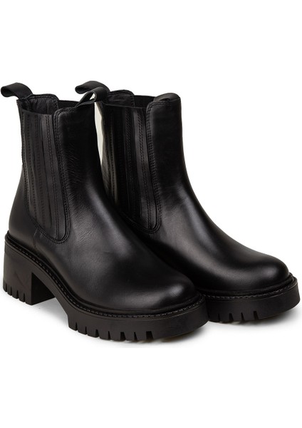 Kadın Hakiki Deri Siyah Bot - R2562ZSYHC01 fırsatları
