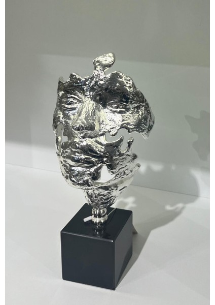 Yüz Heykel Mask Gümüş modelleri