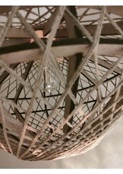 Doğal,hasır,el Yapımı Bohem,rustik,jüt,sarkıt Avize fırsatları