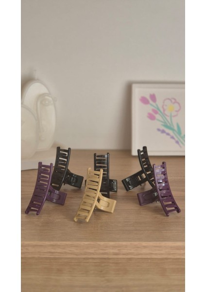 6’lı Renkli Mandal Toka Seti – Orta Boy, Günlük Saç Klips Tokalalar fırsatları