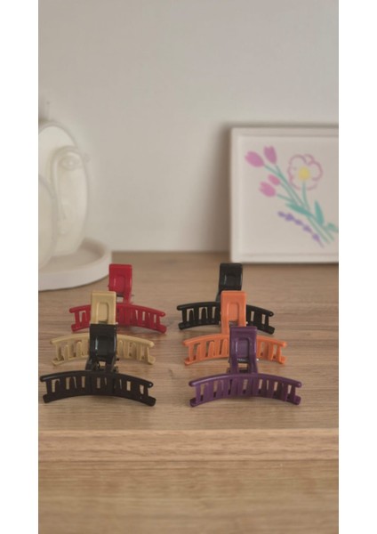 6’lı Renkli Mandal Toka Seti – Orta Boy, Günlük Saç Klips Tokalalar indirimleri