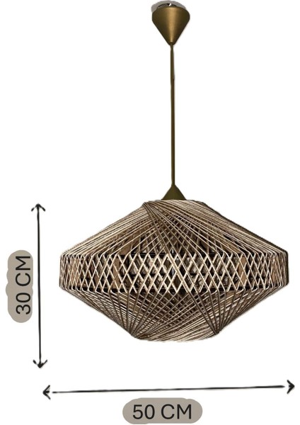 Doğal,el Yapımı Bohem,rustik,modern,jüt-Sarkıt Avize fiyatları