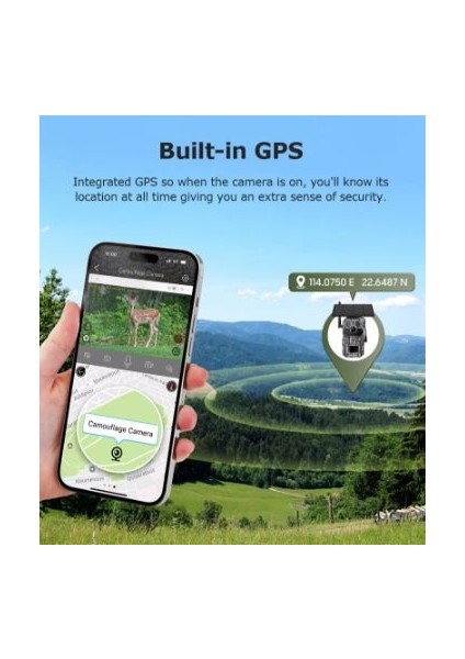 AV-S443H 3mp 4g Solar Kamera 940NM No-Glow Kamuflaj Avcılık Doğal Yaşam Kamerası Fotokapan AV-S443H modelleri