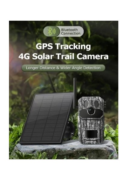 AV-S443H 3mp 4g Solar Kamera 940NM No-Glow Kamuflaj Avcılık Doğal Yaşam Kamerası Fotokapan AV-S443H indirimleri