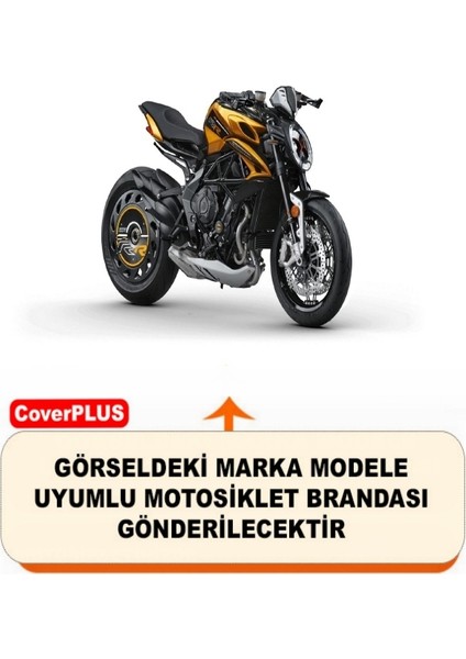 Mv Agusta Brutale Dragster Motor Brandası Gri Arka Çanta Uyumlu Motorsiket Brandası Motor Örtüsü Çadır Su Geçirmez Motosiklet Kılıfı Motor Brandası