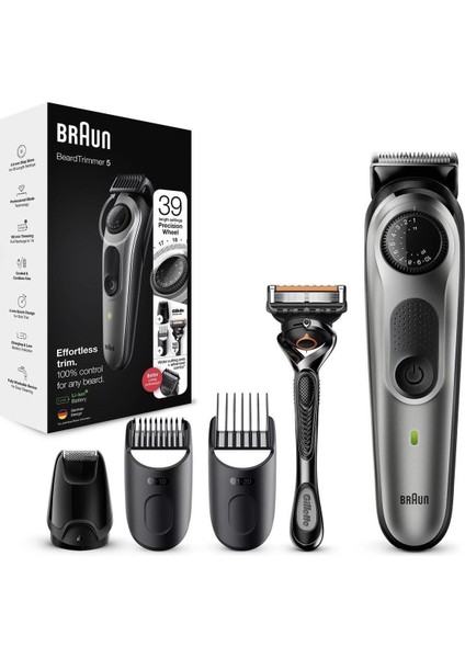 Bt 5365 Ayarlanabilir Taraklı Saç & Sakal Şekillendirici + Gillette Hediye
