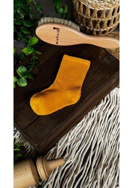 Bambu Fitilli Çocuk Çorabı