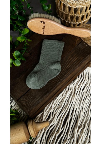 Bambu Fitilli Çocuk Çorabı