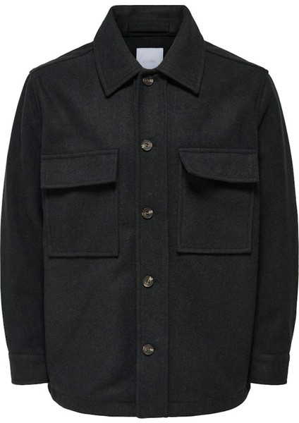 Onskane Shacket Koyu Gri Erkek Ceket 22034727