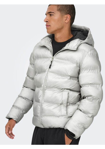 Onsunion Seamles Life Hood Gri Erkek Mont 22034836 fırsatları