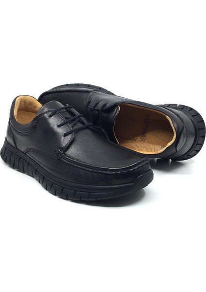 Taşpınar %100 Hakiki Deri Erkek Günlük Kauçuk Kaymaz Taban Rahat Kışlık Baba Ayakkabı Yeni Sezon 40-45