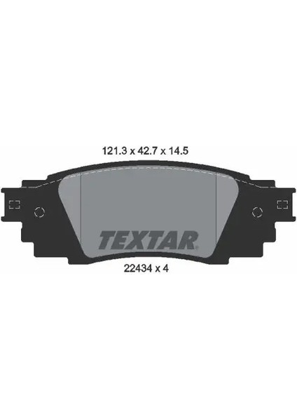 2243401 Arka Fren Balatasi 0446602370 0446602380 0446606230