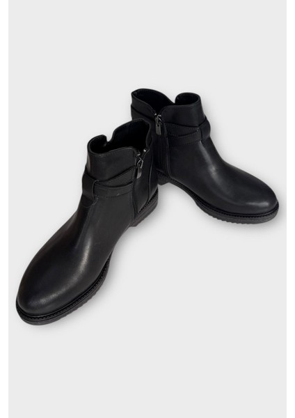 Kadın Tarz Toka Detaylı Günlük Klasik Bot Siyah indirimleri