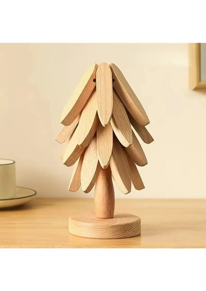 Bambu Nihale Seti, Standlı 4'lü Isıya Dayanıklı Bardak ve Tencere Altı Katlanır Nihale fiyatları