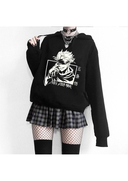 Touz Anime Jujutsu Kaisen Kapüşonlu Hoodie fiyatları