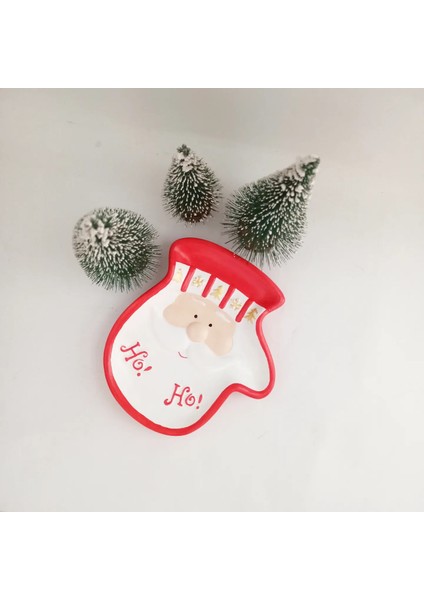 Rüzgarlı Atölye Noel Baba Eldiven Tabak