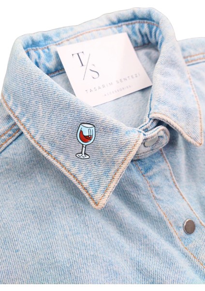 Rozet Metal Broş Mini Şarap Kadehi Bardak Bar Barmen Barmaid Yaka Çanta Kıyafet Şapka Aksesuar fiyatları