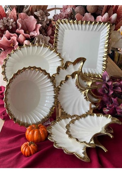 Ginkgo Servis Sunum Seti 7 Parça modelleri