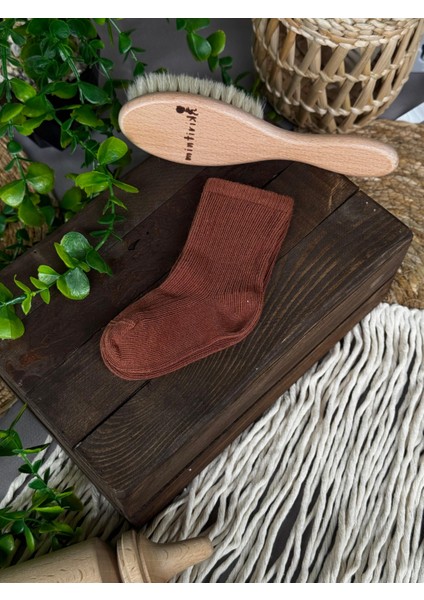 Bambu Fitilli Çocuk Çorabı