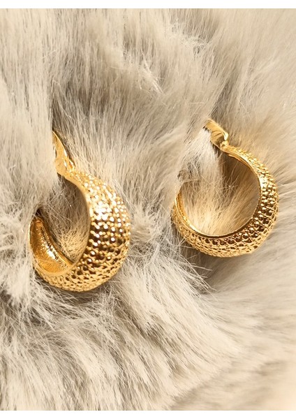 Gold Gösterişli Klips Küpe fiyatları