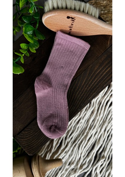 Bambu Fitilli Çocuk Çorabı