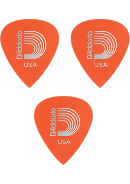 Daddario 6dor2-3 Gitar Penası 3 Adet 0,60 mm Duralin Light - Sivri Uç