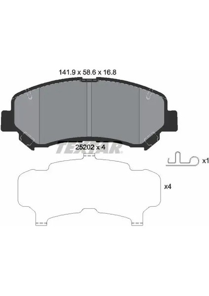 2520201 On Fren Balatasi 41060JD00A 5581057L00 5581057L00000