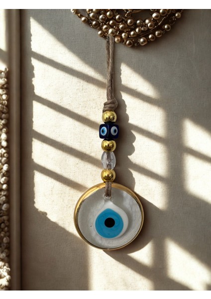 Nazar Boncuğu Duvar Süsü - Büyük Boy - Hediyelik - Şık Ev Ofis Aksesuarı - Dekoratif