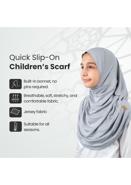 Pratik Hazır Geçmeli Çocuk Şal Gri fiyatları