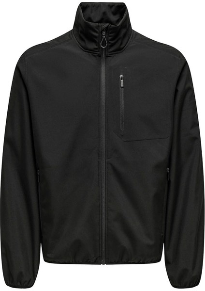 Onsodense Softshell Bomber Siyah Erkek Ceket 22035755