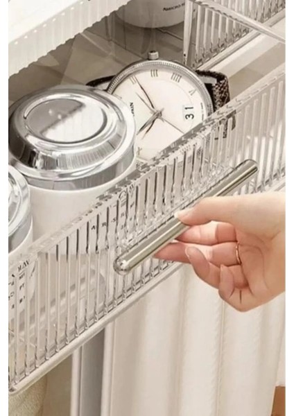 3 Katlı Çekmeceli Askılı Duş Rafı Şampuanlık Sabunluk Havluluk Duvar Düzenleyici Organizer Bej modelleri