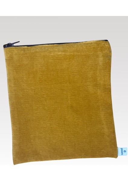 Fitilli Kadife Kalem Kutusu & Makyaj Çantası – 21X21 cm