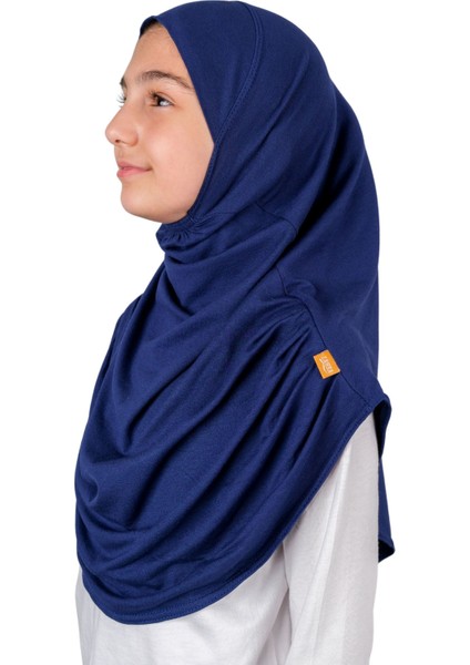 Pratik Hazır Geçmeli Çocuk Şal Lacivert fiyatları