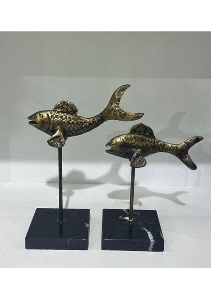 2 Li Mermer Kaideli Balık Aksesuar Eskitme fiyatları