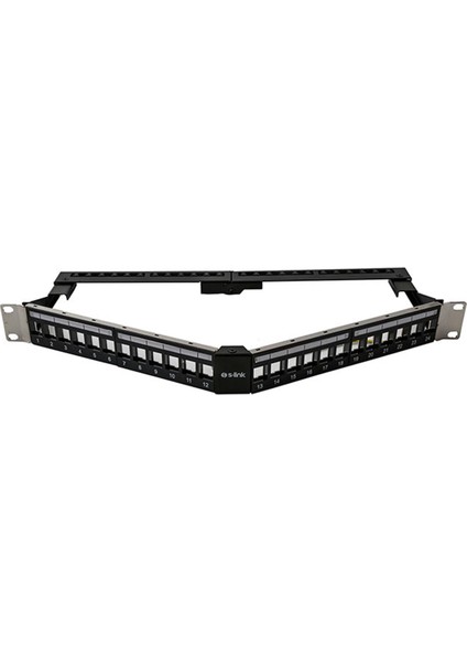 S-Link SL-P626 24LÜ Kolay Kullanımlı, Ftp Boş V Şeklinde Patch Panel