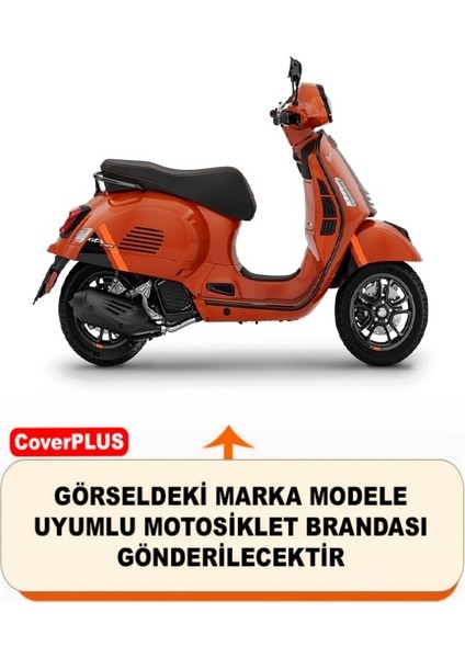 Vespa Gts 300 Super Motor Brandası Gri Arka Çanta Uyumlu Motorsiket Brandası Motor Örtüsü Çadır Su Geçirmez Motosiklet Kılıfı Motor Brandası fiyatları