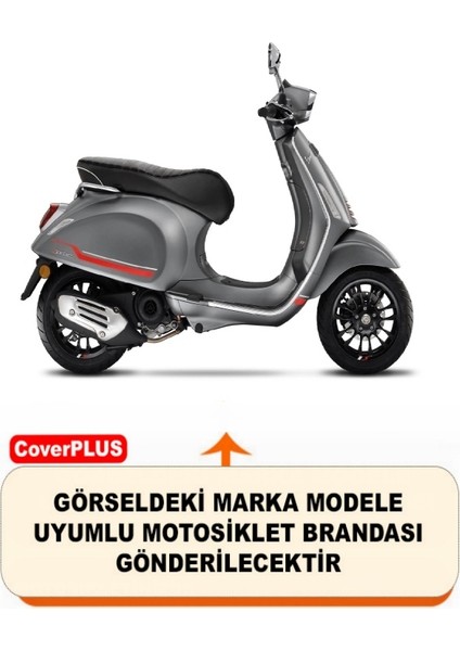 Vespa Sprint 50 Motor Brandası Siyah Arka Çanta Uyumlu Motorsiket Brandası Motor Örtüsü Çadır Su Geçirmez Motosiklet Kılıfı Motor Brandası fiyatları