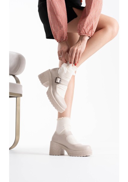 Neleh Kadın Bej Günlük Ayakkabı