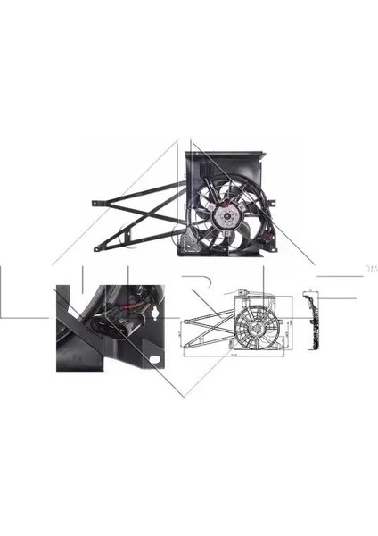 47013 Fan Motoru 1341155 1341262 1341310