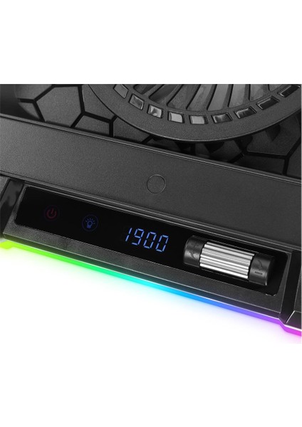 Rampage S49 Cyclone Siyah 10 Mode Rgb 140-140MM 1fanlı 14-19" LED Ekranlı Notebook Soğutucu Stand fiyatları