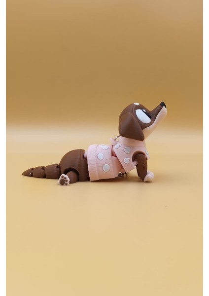 Sosis Köpek (Dachshund) Hareketli Anahtarlık Çanta Süsü Charm indirimleri