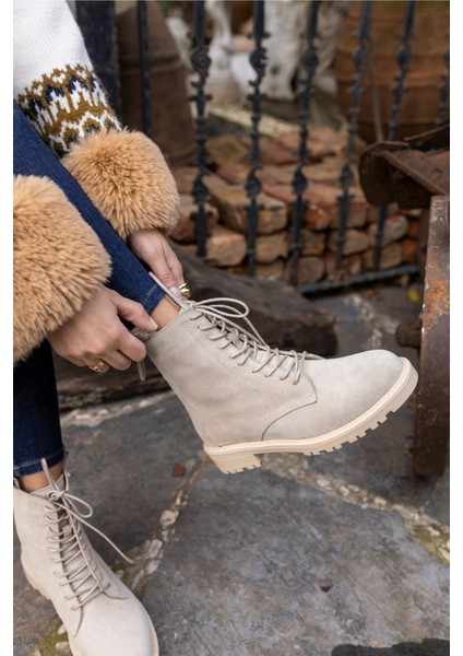 Alvis Kadın Bej Gercek Suet Postal Bot fırsatları